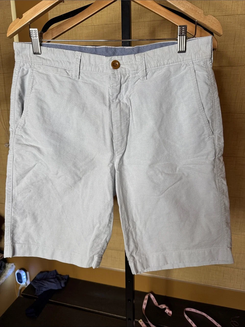 J.Crew Club Short Light Blue Cotton Chino Shorts Men’s Size 31 Flat Front